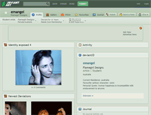 Tablet Screenshot of emangel.deviantart.com