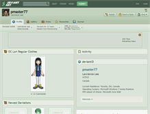 Tablet Screenshot of pmaster77.deviantart.com