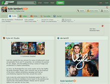Tablet Screenshot of kyle-lambert.deviantart.com