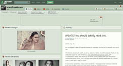 Desktop Screenshot of brandfreakinnew.deviantart.com