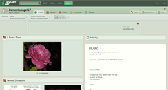 Desktop Screenshot of demonicangel67.deviantart.com