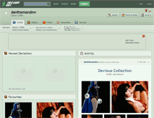 Tablet Screenshot of danthemandmv.deviantart.com