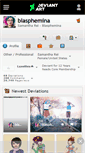 Mobile Screenshot of blasphemina.deviantart.com