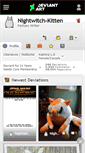 Mobile Screenshot of nightwitch-kitten.deviantart.com