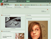 Tablet Screenshot of jiggysoup.deviantart.com