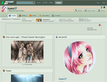Tablet Screenshot of kyara17.deviantart.com