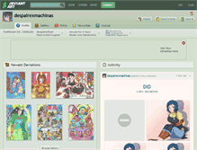 Tablet Screenshot of despairexmachinas.deviantart.com