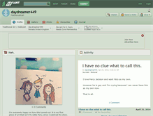 Tablet Screenshot of daydreamer449.deviantart.com