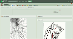 Desktop Screenshot of blodfald.deviantart.com