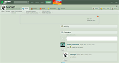 Desktop Screenshot of heartsgirl.deviantart.com