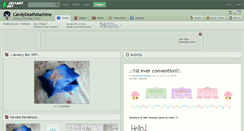 Desktop Screenshot of candydeathmachine.deviantart.com