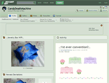 Tablet Screenshot of candydeathmachine.deviantart.com