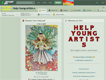 Tablet Screenshot of help-young-artists.deviantart.com