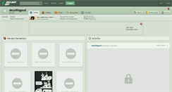 Desktop Screenshot of deceitisgood.deviantart.com