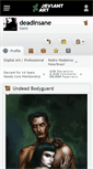 Mobile Screenshot of deadinsane.deviantart.com