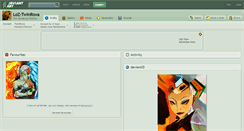 Desktop Screenshot of loz-twinrova.deviantart.com