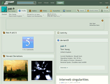 Tablet Screenshot of pak-9.deviantart.com