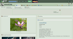 Desktop Screenshot of lonewolf-eyes.deviantart.com