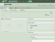 Tablet Screenshot of oskarcdesign.deviantart.com
