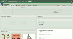 Desktop Screenshot of kinetic43.deviantart.com