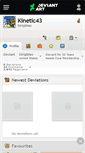 Mobile Screenshot of kinetic43.deviantart.com