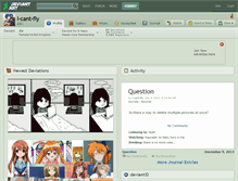 Tablet Screenshot of i-cant-fly.deviantart.com