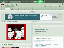 Tablet Screenshot of akatsukixsakura-club.deviantart.com