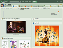 Tablet Screenshot of blazedgo.deviantart.com