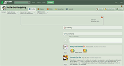 Desktop Screenshot of nazia-the-hedgehog.deviantart.com