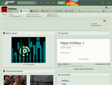 Tablet Screenshot of helleye.deviantart.com