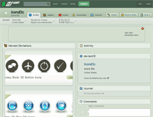 Tablet Screenshot of iconsetc.deviantart.com