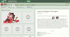 Desktop Screenshot of dakln.deviantart.com