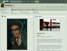 Tablet Screenshot of giuliabeck.deviantart.com