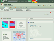 Tablet Screenshot of hinata-anbu.deviantart.com