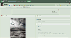 Desktop Screenshot of dectus.deviantart.com