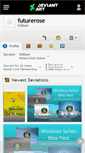 Mobile Screenshot of futurerose.deviantart.com