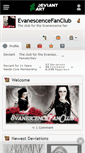 Mobile Screenshot of evanescencefanclub.deviantart.com