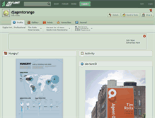 Tablet Screenshot of djagentorange.deviantart.com