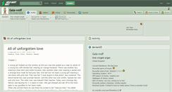 Desktop Screenshot of gaia-wolf.deviantart.com