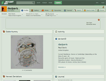 Tablet Screenshot of daulpavis.deviantart.com