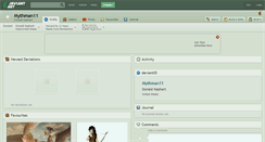 Desktop Screenshot of mythman11.deviantart.com