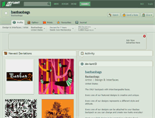 Tablet Screenshot of baobaobags.deviantart.com