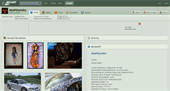Desktop Screenshot of deathbyneko.deviantart.com