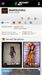 Mobile Screenshot of deathbyneko.deviantart.com