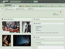 Tablet Screenshot of mhasman.deviantart.com