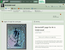 Tablet Screenshot of mraunderwood.deviantart.com