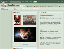 Tablet Screenshot of hornychildren.deviantart.com