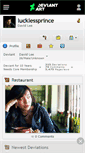 Mobile Screenshot of lucklessprince.deviantart.com