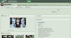 Desktop Screenshot of maladyrogue.deviantart.com