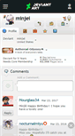 Mobile Screenshot of minjei.deviantart.com